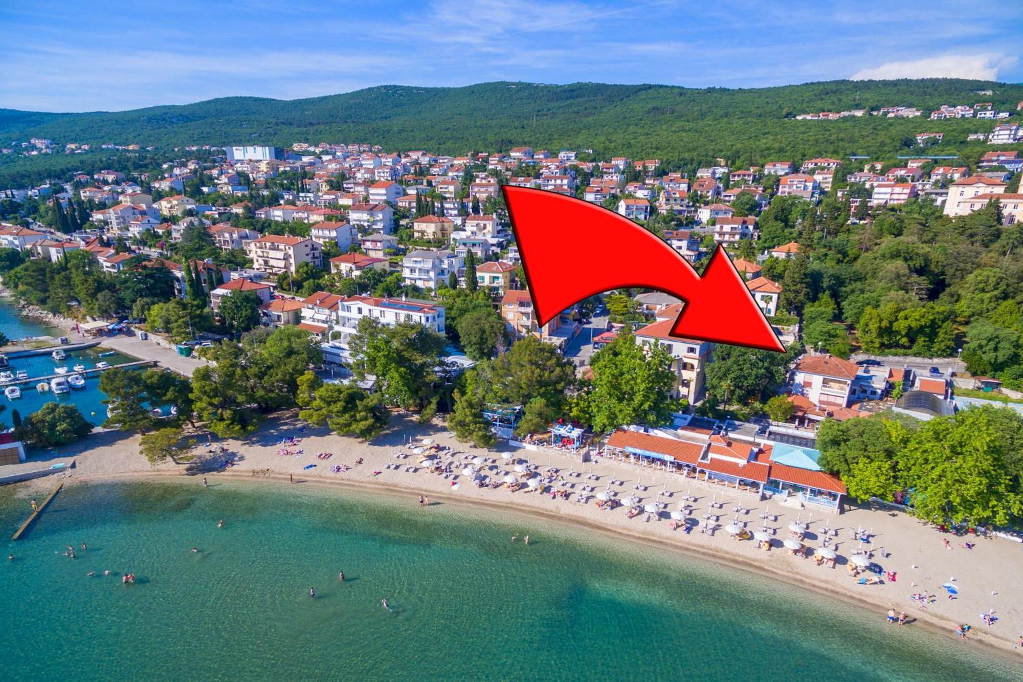 Roni Leilighet Crikvenica Eksteriør bilde